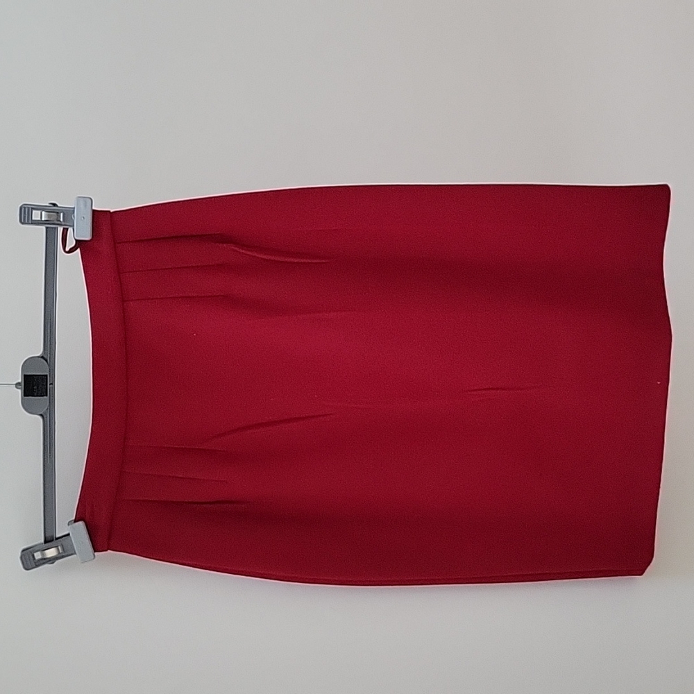 Red Prada pencil skirt